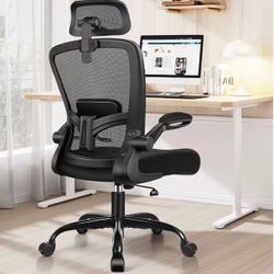 Office Chair, Desk Chair with Adjustable Lumbar Support, Ergonomic Computer Chair with High Back and Armrest, Adjustable Height Gaming Chair Home Offi