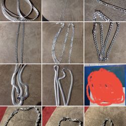 Sterling silver chains make a reasonable offer 925