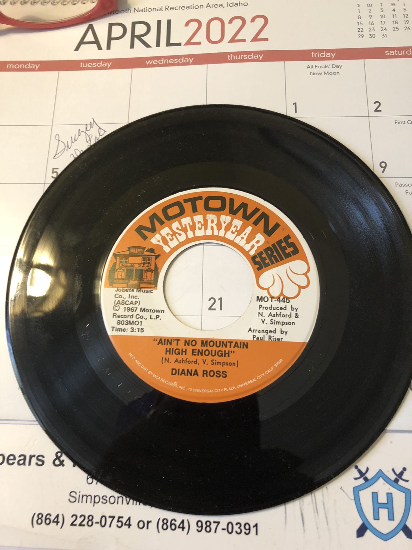 Small Record Song By Diana Ross