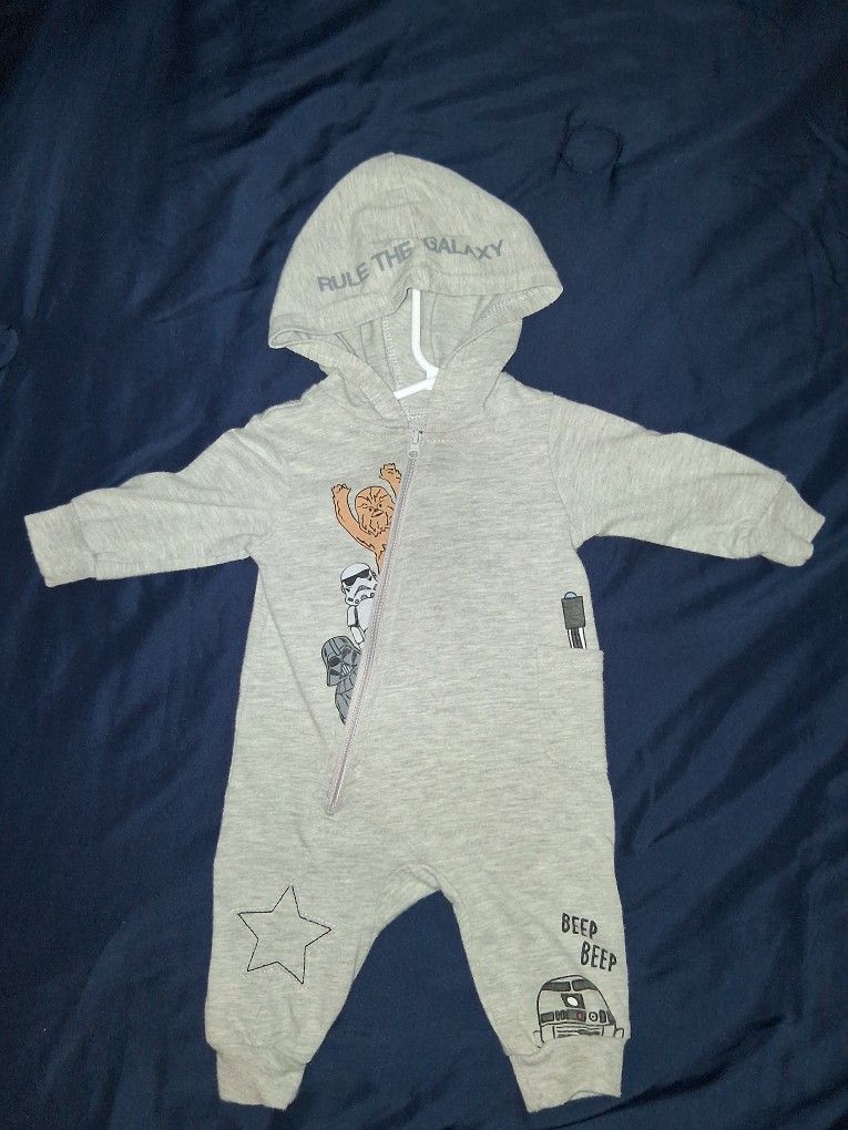 Star Wars Brand 0-3 Outfit