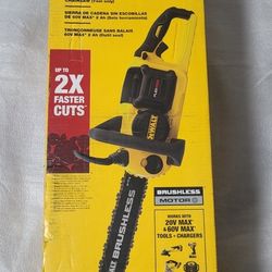 DEWALT FLEXVOLT 60V BRUSHLESS CORDLESSS 16" CHAINSAW TOOL ONLY 