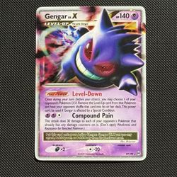 Pokemon Card Gengar Level X 