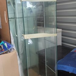 Glass Cabinet With Light 
