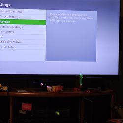 Xbox 360 W/kinect 4gb System