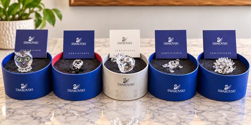 Swarovski Crystal Animal Figurines – Set of 10 with Original Boxes & Certificates