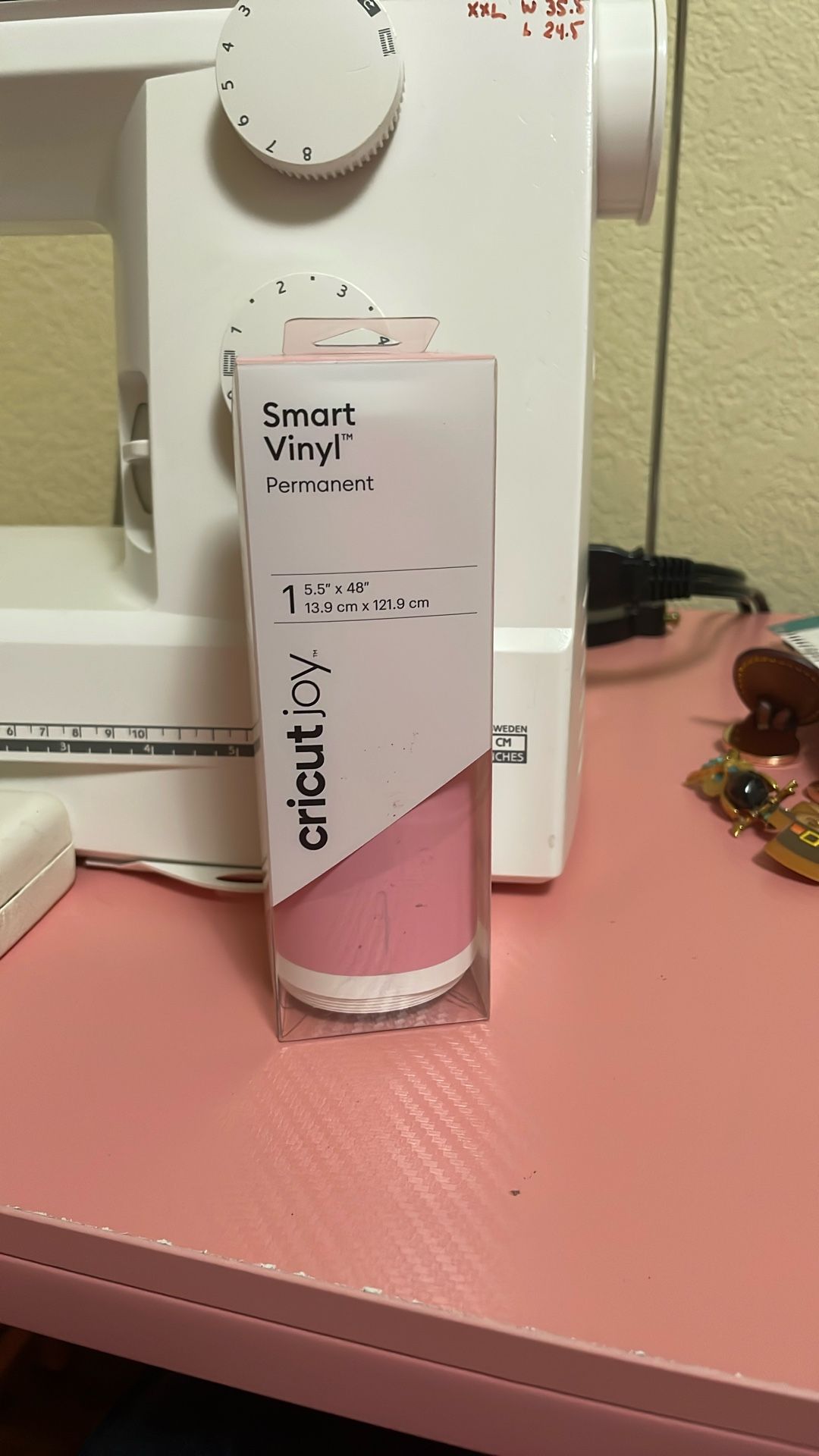 Cricut Joy SMART Vinyl 5.5” X 48” $10 Per Roll