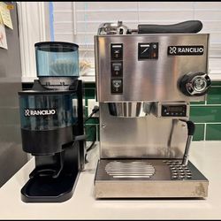 Rancilio Silvia Espresso Machine & Rancilio Rocky Grinder