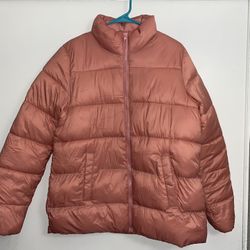 Pink  Puffer Jacket Size L