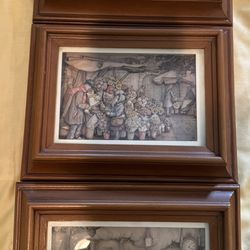 Morning Market 3 Antique Prints