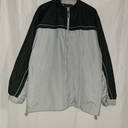  Kenpo Gray Windbreaker Zip Jacket Size XL