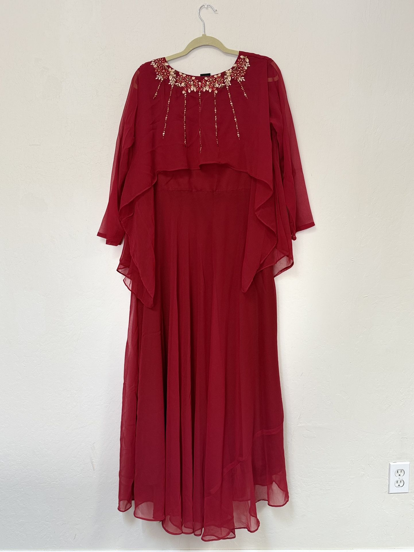 Desi Red Gown