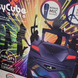 15" Bluetooth Speaker Rechargeable+ Stand 