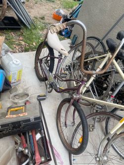 5 bike antique     Been sitting