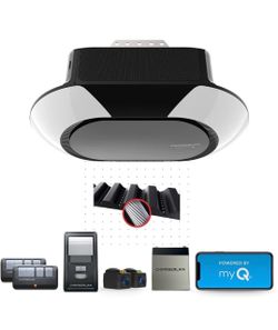 NEW!! Chamberlain B6713T 1-1/4hpSmart Adv Corner LED Lighting-Smartphone Cont-Ultra Quiet belt drive