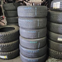 245 60r18 Set Of 4 Used Tires.         Pathfinder 