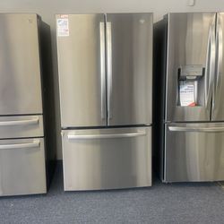 GE French Door Refrigerator Stainless Steel   KYN