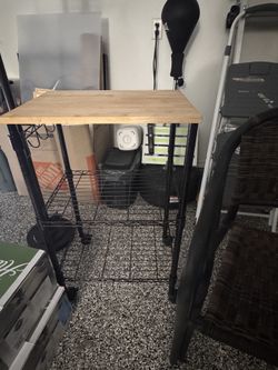 Rolling kitchen cart