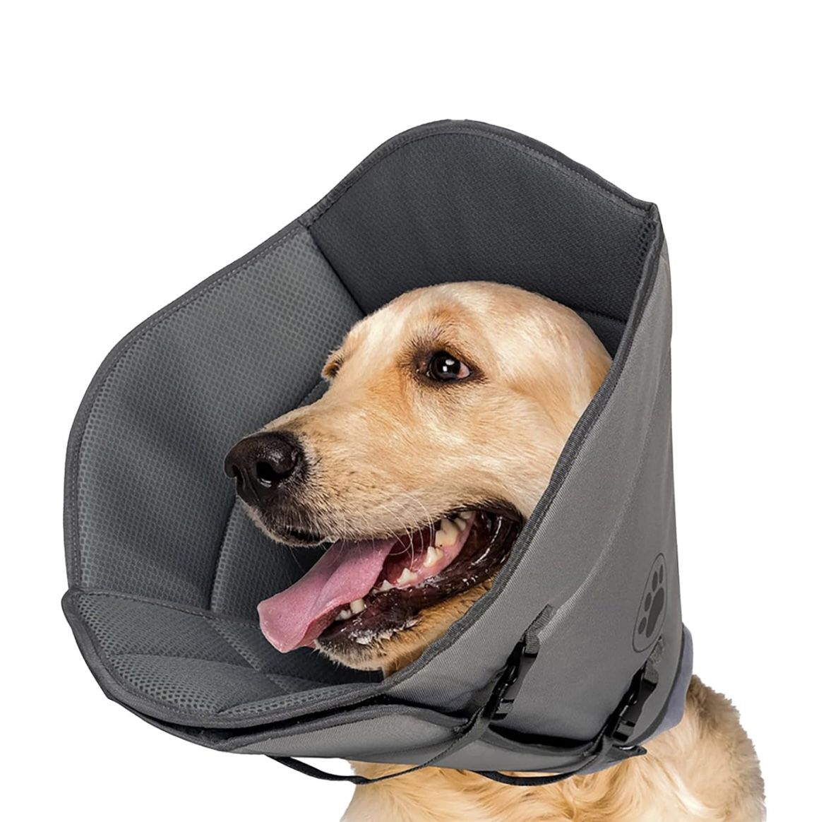 SUMREA Soft Dog Cone for Medium Large Dogs After Surgery, Calming Collar for Dogs, Adjustable Dog Cone Collar, Protective Elizab👍🆕Reg. Retail $32.99