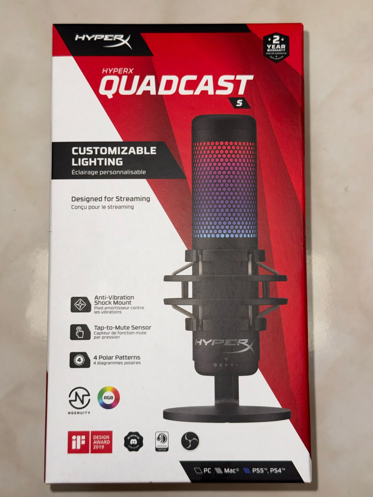 HyperX Quadcast mic