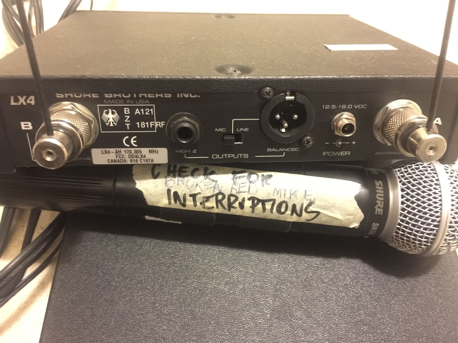 Shure LX88II Dual Channel Wireless Microphones For Sale In, 57 OFF