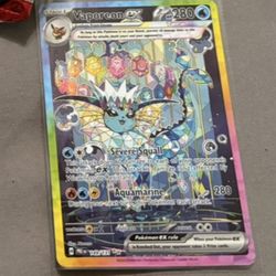 Vaporeon Ex SIR 