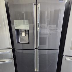 Black Stainless Steel Refrigerator 