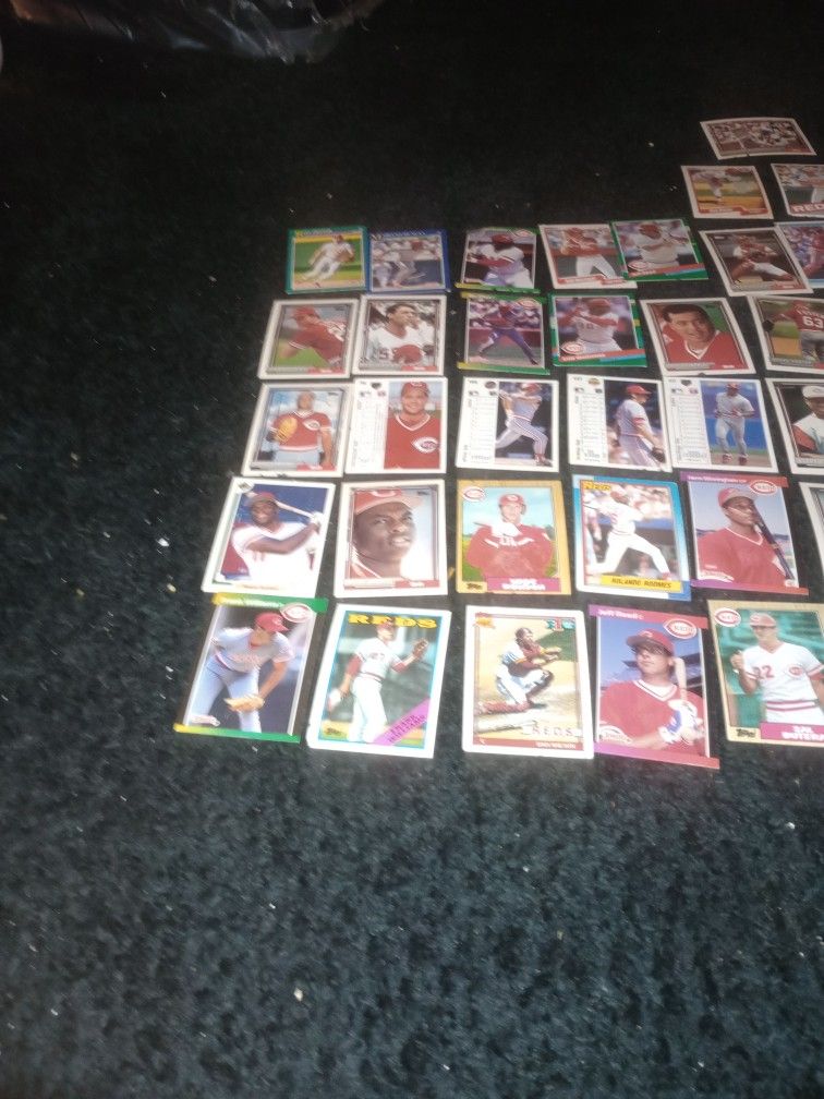 Base Ball Cars From The 1(contact info removed) Cincinnati Reds Cards