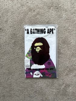 Purple bape shirt S