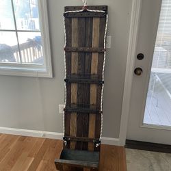 Toboggan Sled Key Rack Shelves