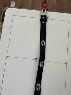 NFL Green Bay Packers Leather Belt