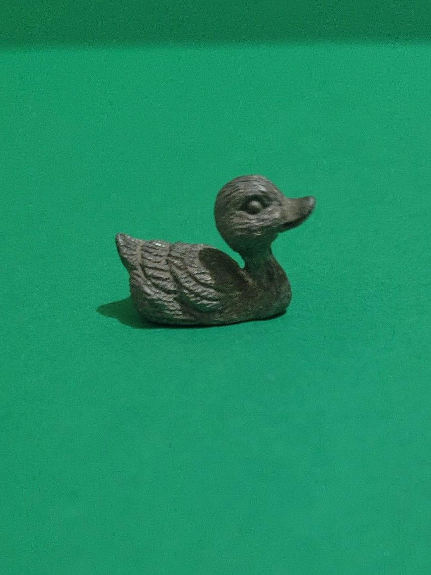 Vintage Spoontique Mini Pewter Duck P19
