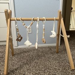 Wooden Baby Play Gym 