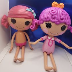 lalaloopsy dolls lot of 2, good overall condition, collectibles bundle, Adorable lalaloopsy.#967
