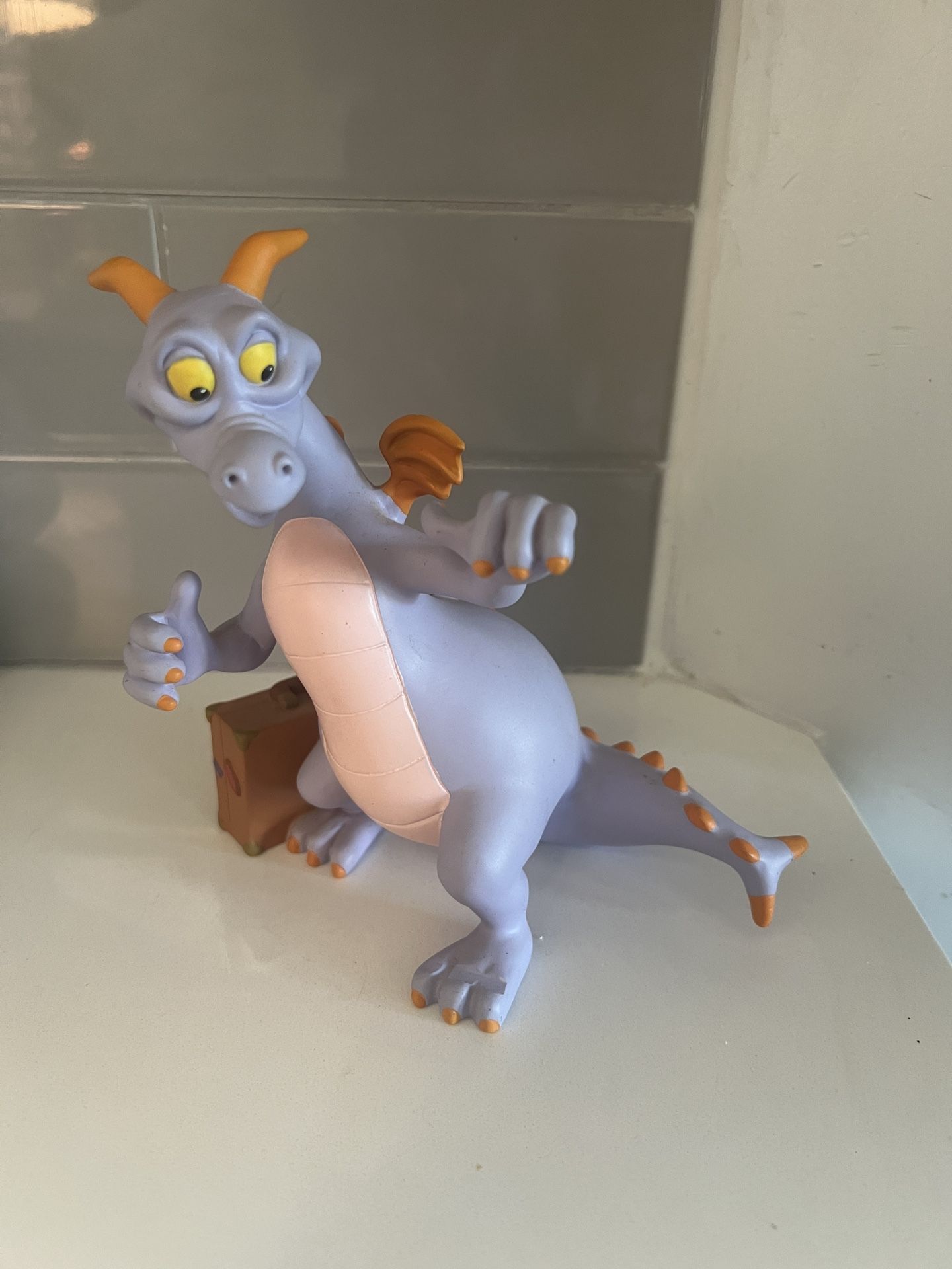 Figment 7’ With Suitcase Disney Figurine 
