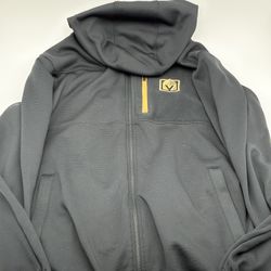 Vegas Golden Knights Full-Zip Hoodie Jacket Men’s Large Black Gold NHL G-III