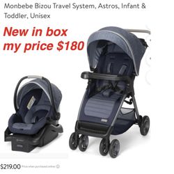 News in box Monbebe Travel System, Astros, Infant & Toddler, Unisex $180 firm cash only pick up east Palmdale