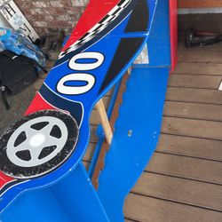 Toddler race car bed frame