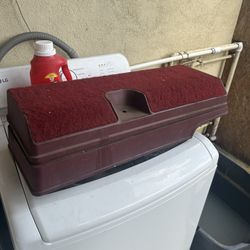 88-98 OBS Chevy Silverado GMC Sierra Red Spare Tire Jack & Tool Kit Storage OEM