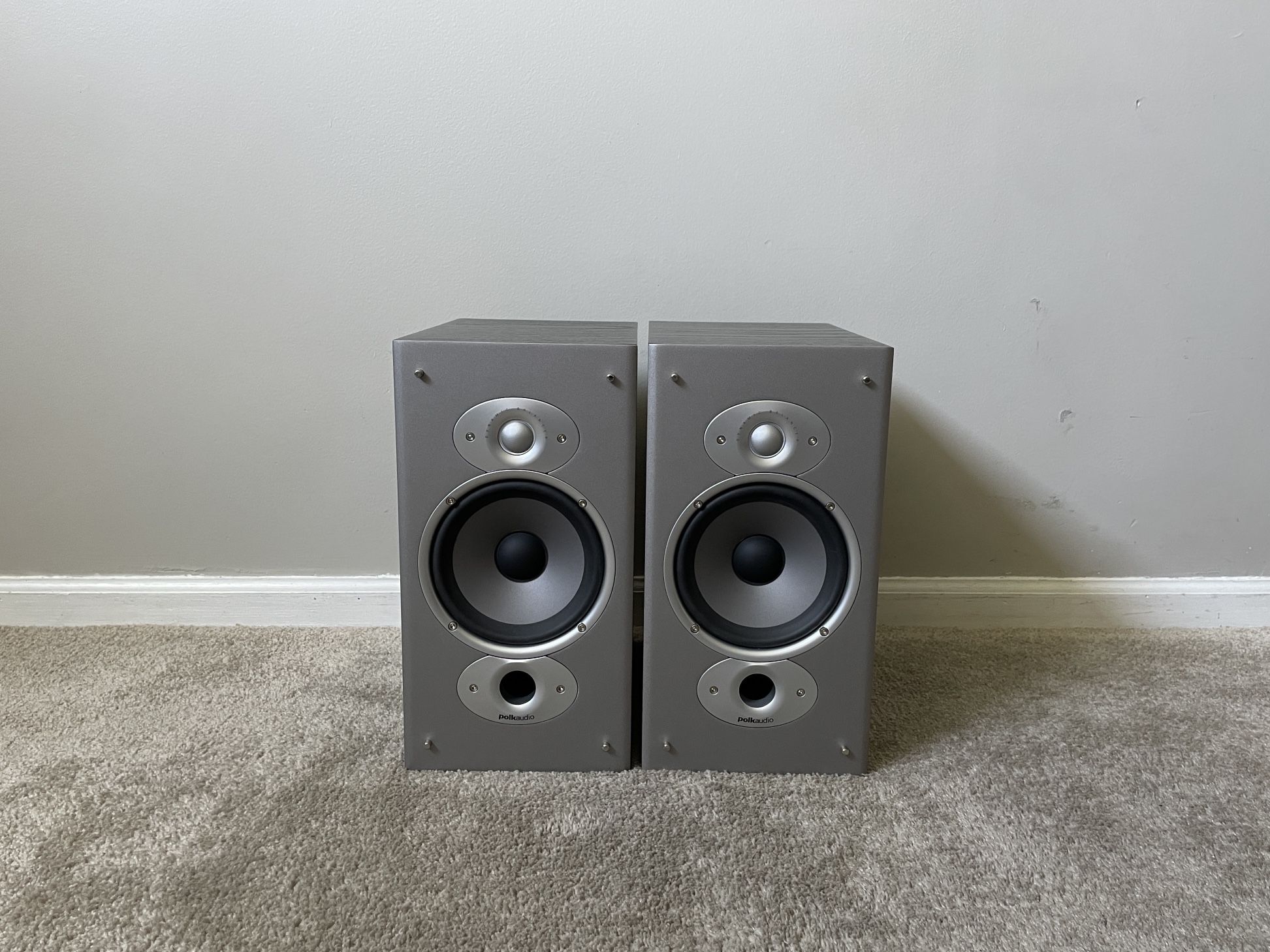 Polk Audio RTi6 2 Way Bookshelf Home Speakers