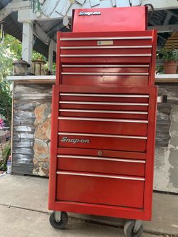 Snap-on toolbox combo! (400 Top section and 800 main base separately or together for 1000) vintage sturdy metal model: G402426C
