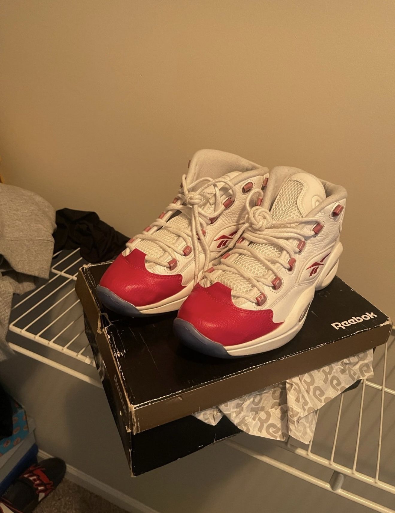 Reebok Question “Red Toe”
