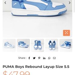 PUMA Boys Rebound Layup Size 5