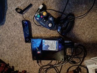 Modded wii with 1 tb loaded hard drive