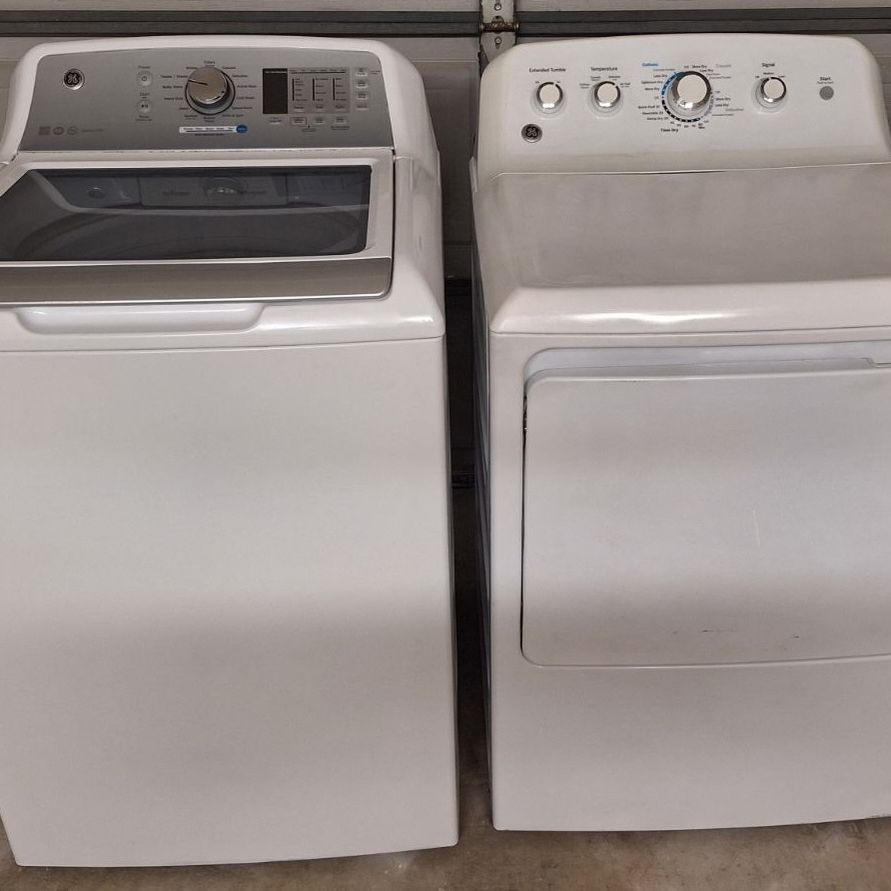 GE WASHER AND GAS DRYER $465 DELIVERED AND INSTALLED 90 DAY WARRANTY 