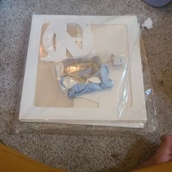 Baby Boy "ONE" Block Box For Birthday Party