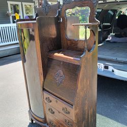 Antique Secretary Side By Side