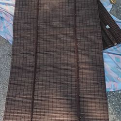 Dark Chocolate Brown Bamboo Shades Shades Indoor/Outdoor