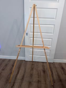Wooden easel