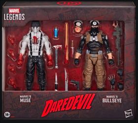 Marvel legends muse/bullseye $125