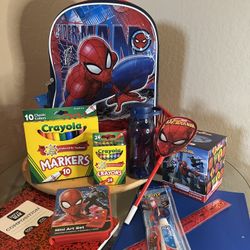 Spider Man 🕷️❤️💙Back To School Basket 